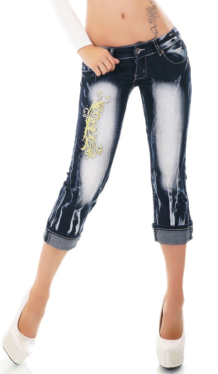 Moderne Capri Jeanshose