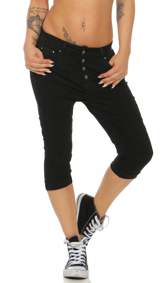 Boyfriend Capri Jeans Hose