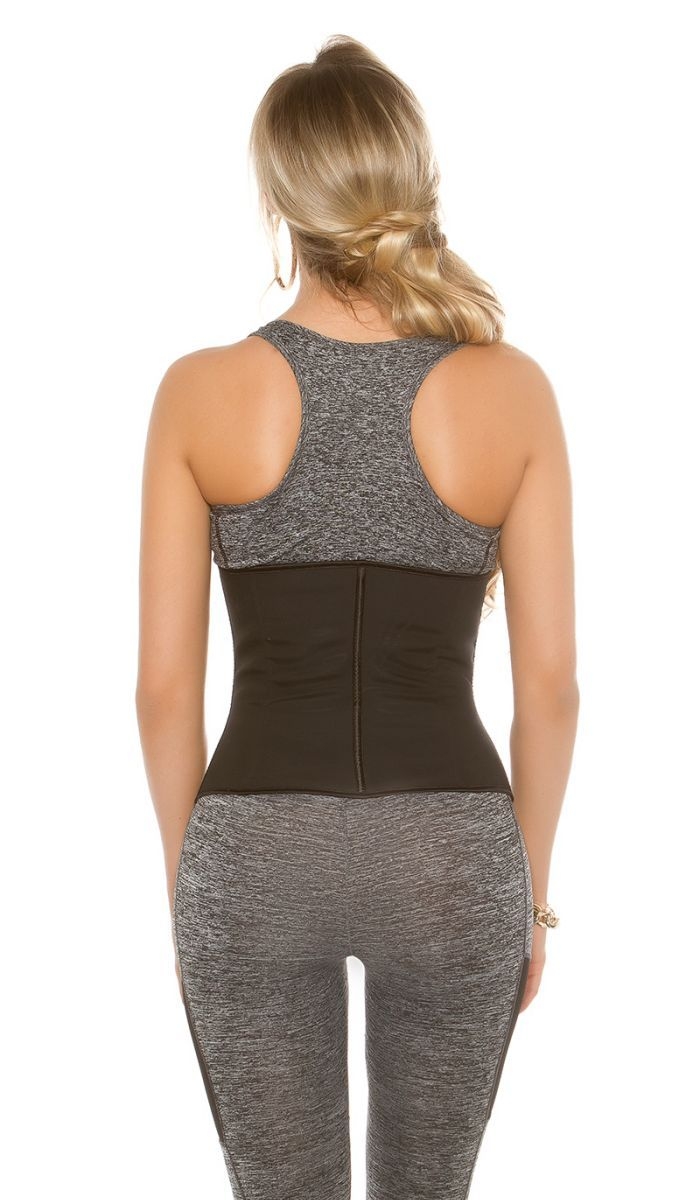Neoprenartige Shapewear im Mieder-Style - schwarz