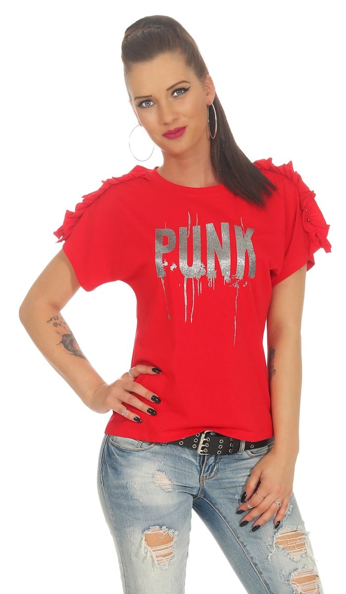 Punk Print Shirt