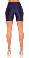 Preview: Sportliche Biker-Shorts - navy