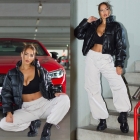 Preview: Moderne Oversize Pump Hose in beige