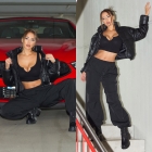 Preview: Moderne Oversize Pump Hose in schwarz