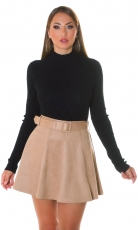 Kuschelweicher Rollkragen-Pullover in schwarz