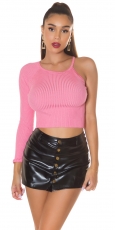Dünner One Arm Pulli - lachs