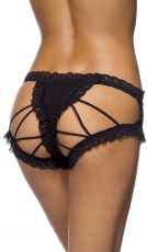 Aufregender Slip mit reizvoller Rückansicht - schwarz