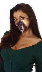 Witzige Stoffmaske mit Print