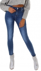 Push Up Stretch Jeans in blue washed