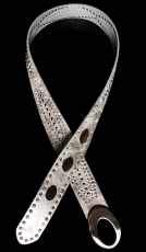 Sexy Hüftgürtel mit Strasssteinen silber