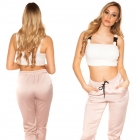 Preview: Sexy bauchfreies Crop-Top in weiß