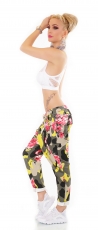 Preview: Freizeithose im modischen Harems-Look - camouflage