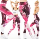 Preview: Sexy bunte High Waist Leggings mit Push-Up Effekt - pink
