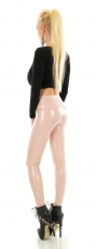 Preview: Sexy Highwaist Thermo Lack-Leggings in rosé